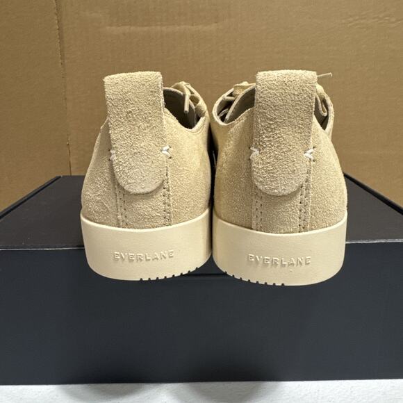 Everlane Desert Shoe Beige Suede Lace Shoes Low Top Loafers Mens 8.5 Minimalist